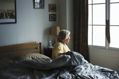 Senior Woman Sitting In A Bedroom 2022 03 30 20 23 35 Utc