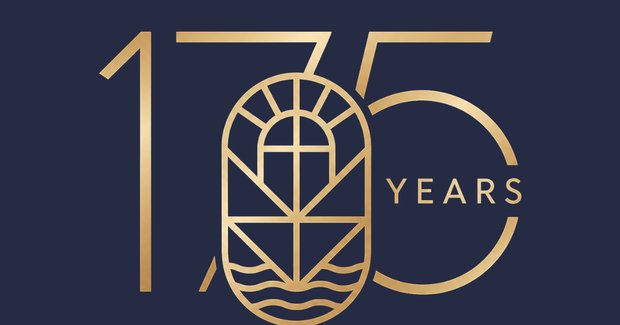 Gold And Navy Elegant Anniversary Instagram Post