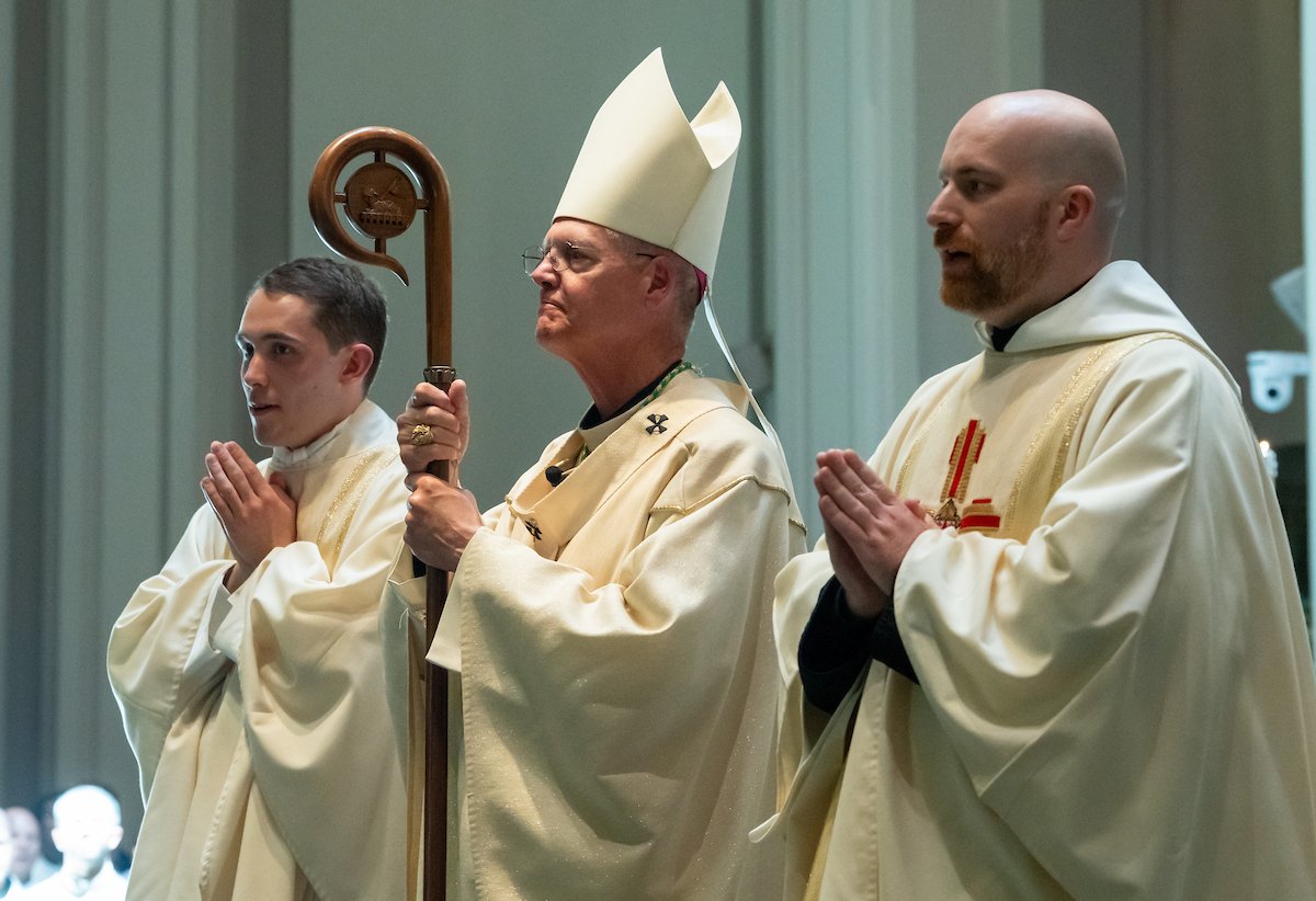 Archbishop Etienne tells new priests at ordination: ‘Be yourself’