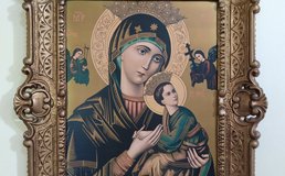 Framed icon of Our Lady of Perpetual Help