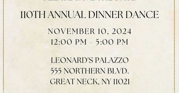 110th Annual Dinner Dance ad