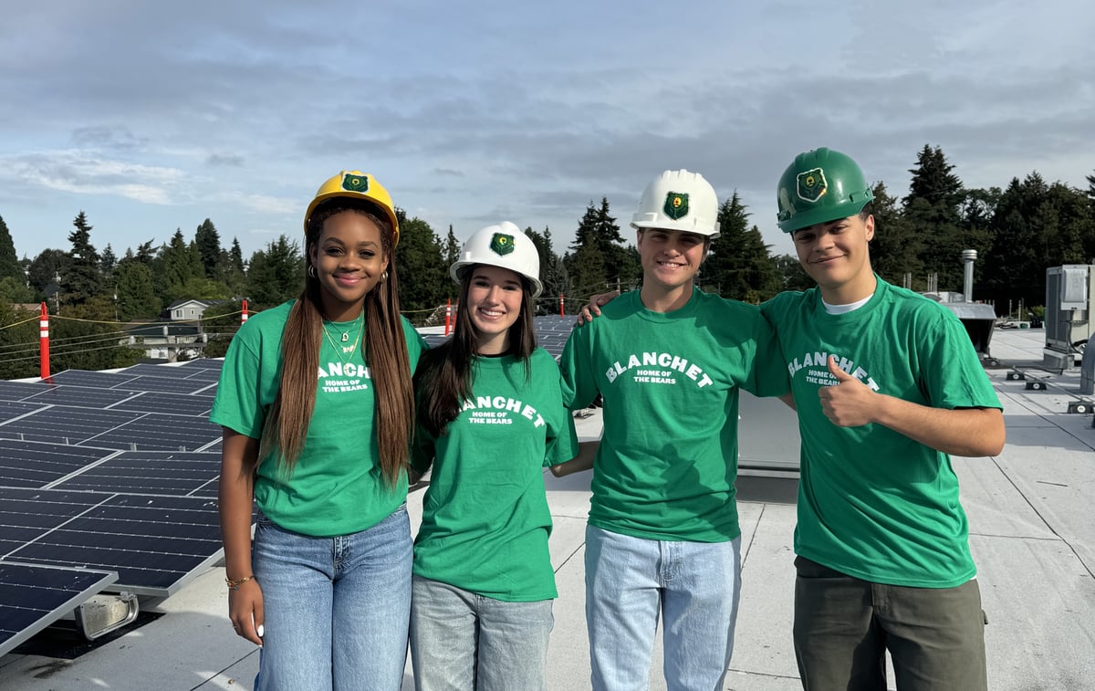 New Blanchet solar panels a first step toward sustainability