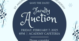 faculty auction ad