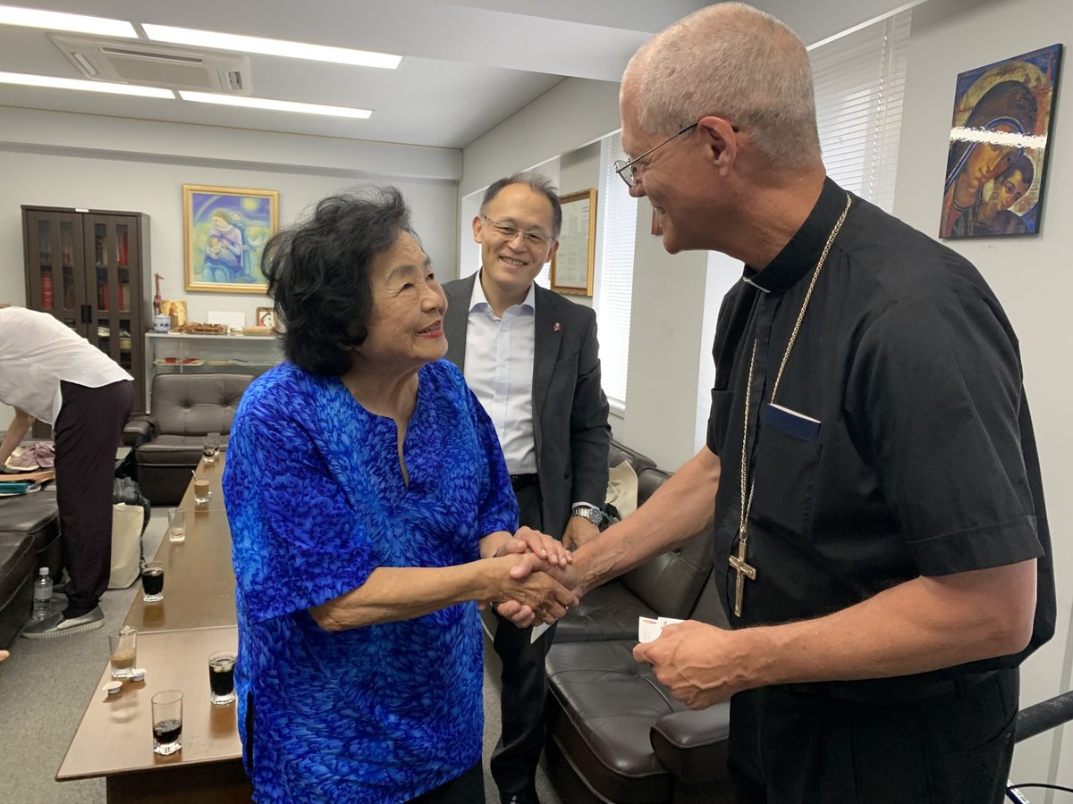 Archbishop Etienne, bishops commend awarding of Nobel Peace Prize to atomic bombing survivors