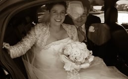 The author and his wife on their wedding day.