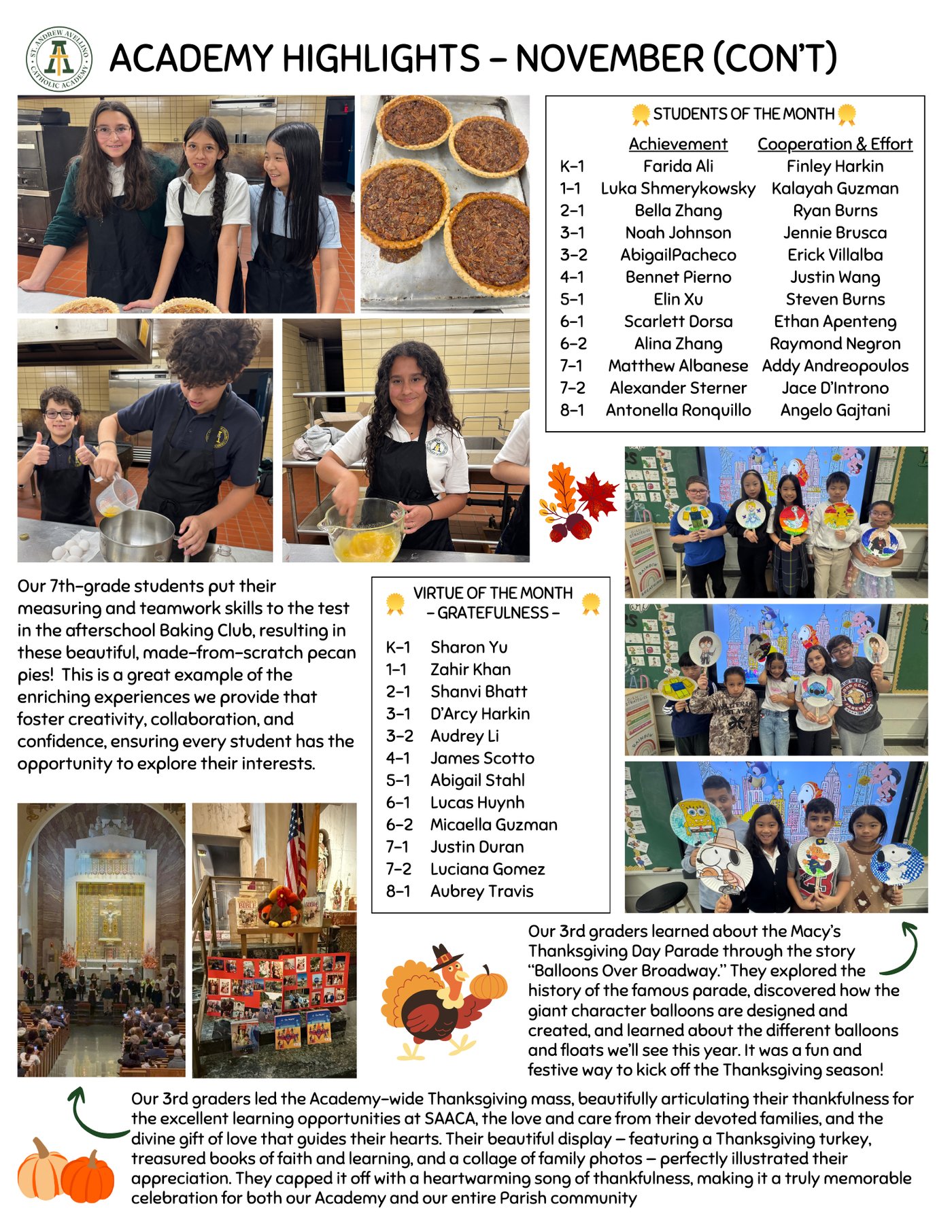Image of 2025 November Highlights Newsletter page 2