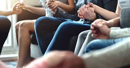 Group Therapy Holding Hands