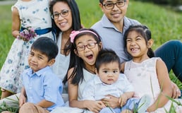 Eric Chow and his family