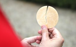 Eucharist In Priests Hands