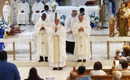 On July 26, 2022, we had the honor of having our feast day mass celebrated with The Most Reverend Bishop Brennan. We thank him for coming to our community and blessing us.