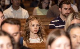 child at Mass