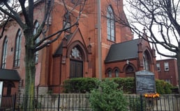 exterior of church