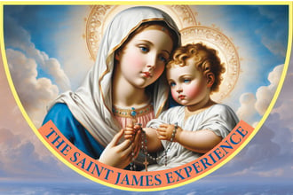 illustration of Mary and Baby Jesus