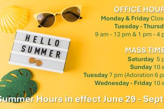 2025 Summer Hours