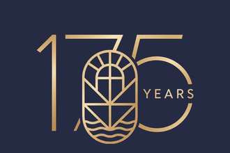 Gold And Navy Elegant Anniversary Instagram Post