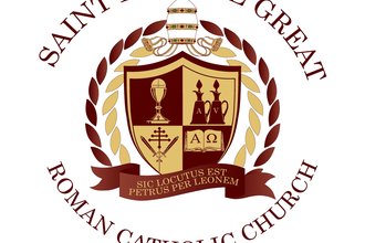 Saint Leo The Great Roman Catholic Church Logo