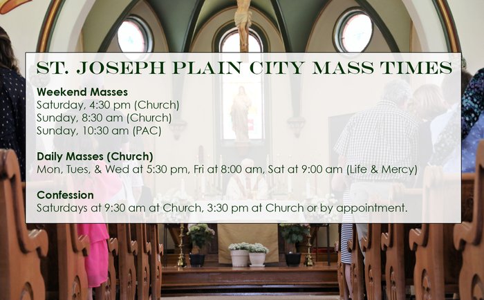 Mass Times Summer W Tues