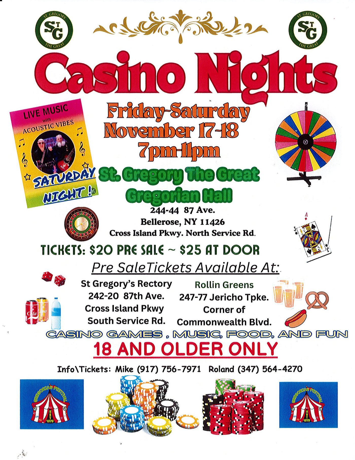 casino nights flyer