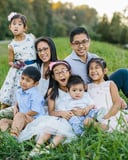 Eric Chow and his family