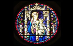 Virgin Mary Stained Glass