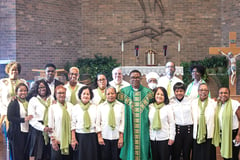 music ministry with Fr. Okagbue