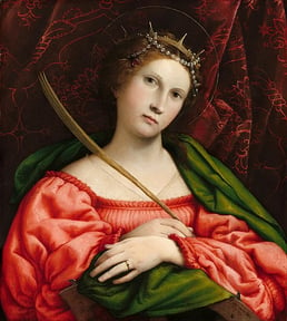 Lorenzo Lotto, Saint Catherine, 1522, Nga 258
