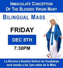Immaculate Conception Mass 2023