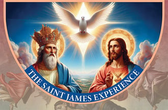 illustration of the father Jesus and Holy Spirit