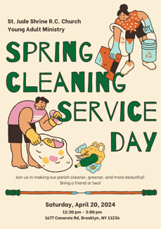 Young Adult Spring Cleaning Service Day