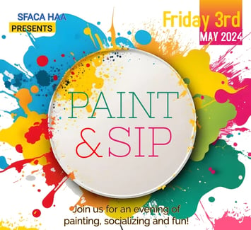 Paint and Sip Event Flyer