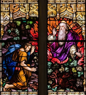 Stain Glass   Moses